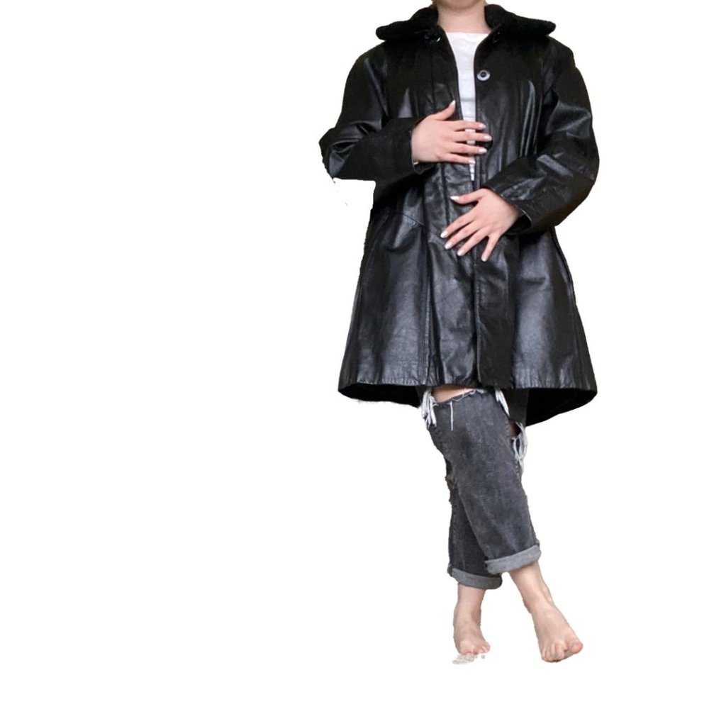 Vintage Wilson's Leather Swing Coat